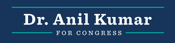 Dr. Anil Kumar For Michigan Congress Logo